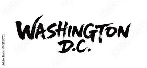 WASHINGTON D.C. Handwriting
