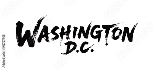 WASHINGTON D.C. Handwriting
