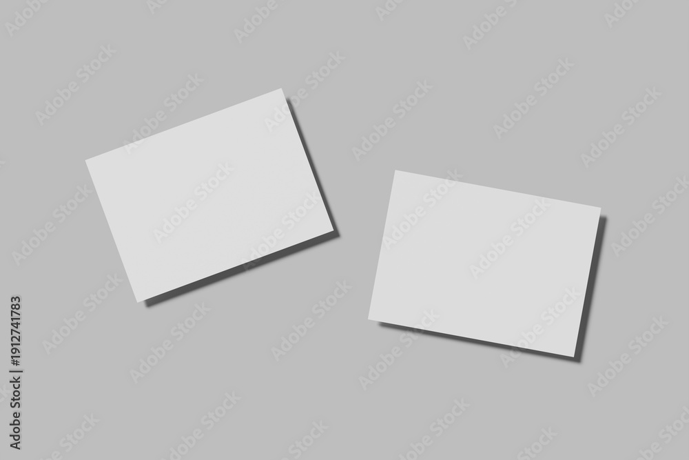 Fototapeta premium A6 Postcard Blank Mockup 