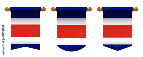Costa rica banner flag graphic design template Free Download Costa rica banner flag graphic design template - GFXLoad