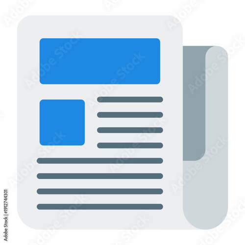 News Flat Icon Vector for Anti Corruption and Management, Corporate Fraud Investigation, Governance and Legal Compliance Symbol