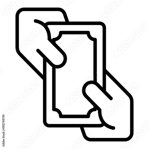 Corruption Outline Icon Vector for Anti Corruption and Management, Corporate Fraud Investigation, Governance and Legal Compliance Line Symbol