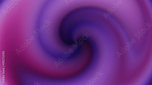 Mesmerizing Swirling Purple and Pink Abstract Background with Dynamic Rotating Spiral Effect for Artistic Visuals