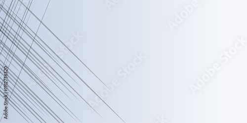 Abstract lines in gray and white tone of many squares and rectangle shapes on white background. Wire frame shape of wave abstract background, light grey background concept.