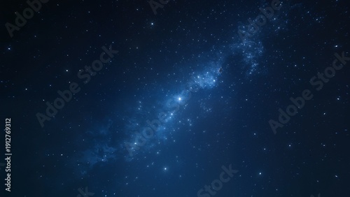 Milky Way galaxy in night sky