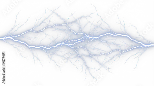 Blue lightining bolt, Lightning, electric lightning bolt strike, lightning bolt strike isolated on white background