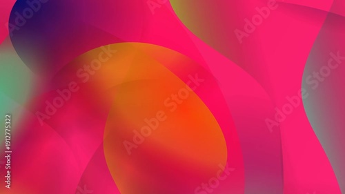 Vibrant Abstract Colorful Background Video.