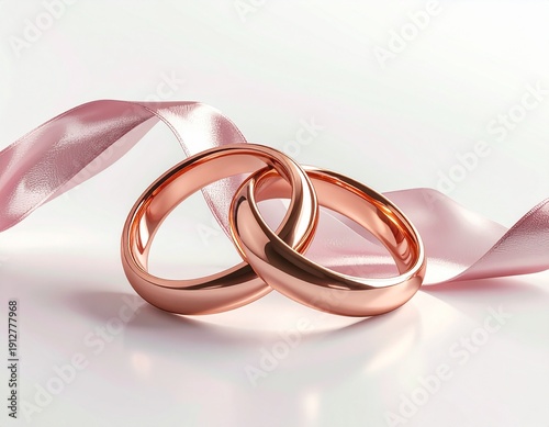 Plakat Wedding rings connected 
