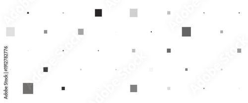 Monochrome geometric vector background. Abstract halftone illustration pattern. Vintage texture