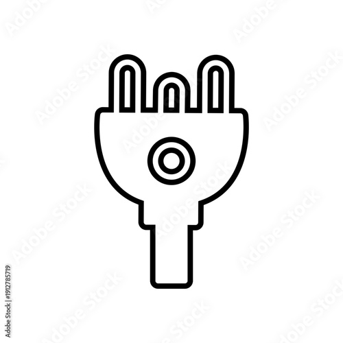 Electric socket icon