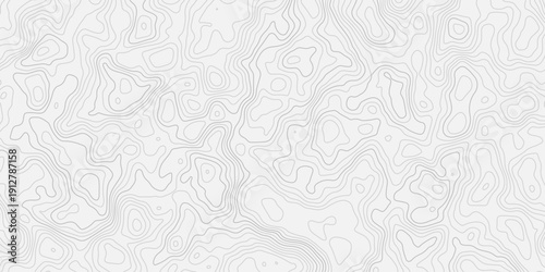 Minimal Vintage Geographic Terrain Elevation Contour Line Pattern
Seamless Transparent Background Outdoor Cartography Design