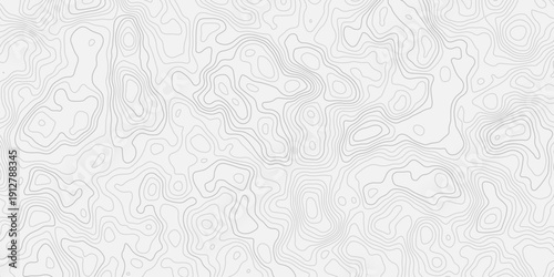Traditional Geographic Survey Inspired Monochrome Topographic Pattern
Seamless Terrain Height Contour Line Background Illustration