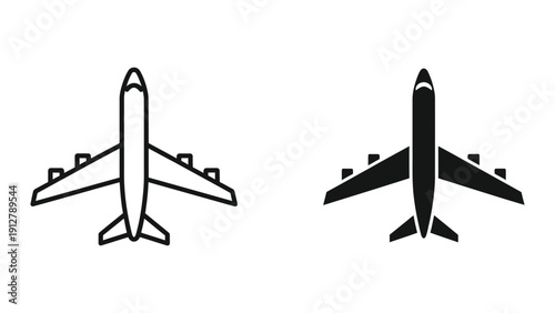 Airplane Silhouette Illustration