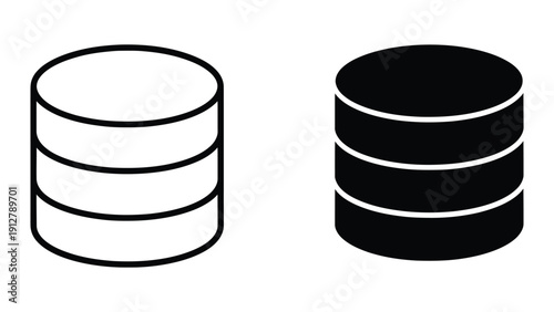 Two cylindrical objects side by side