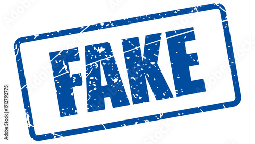 Fake stamp with grunge texture