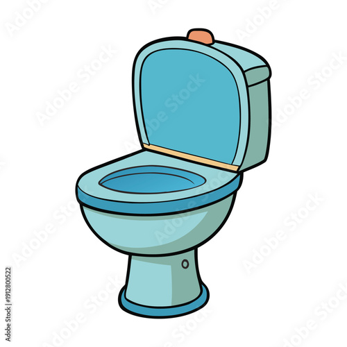 An elegant vintage toilet with ornate porcelain, curved tank, and classic brass fittings evokes old-world charm, adding character to a retro bathroom setting with nostalgic appeal.
