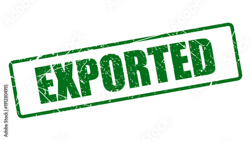 Exported stamp with grunge texture