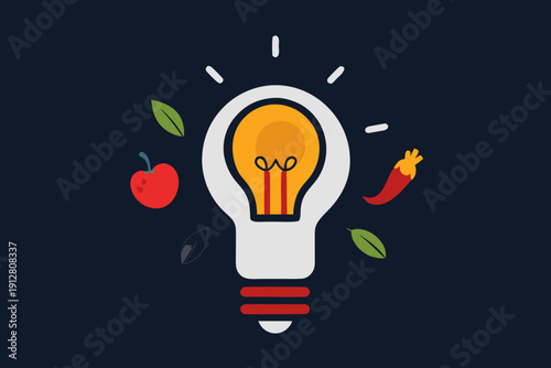 light bulb idea concept