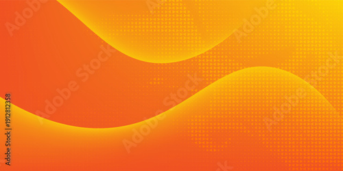 Abstract Blurry Orange Yellow Wave Background Design, Fresh Orange Yellow Stylish Background Template Vector. eps 10