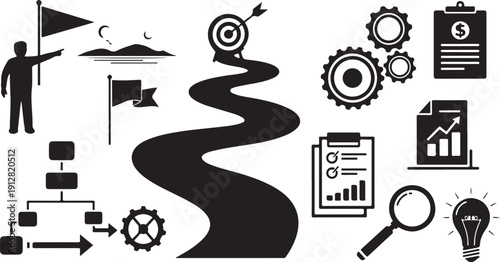 Business strategy and planning with target goal concept