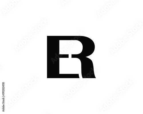 Free Download ER Logo Design. ER - GFXLoad