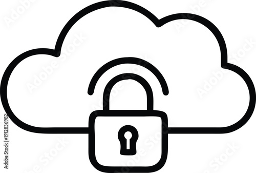 Lock and key vector icon symbol for security and protection