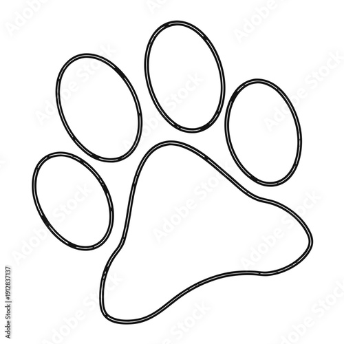 cat paw print