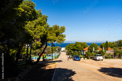 Coastal view of Rafina, a port town near Athens in Attica, Greece,November 14, 2025.