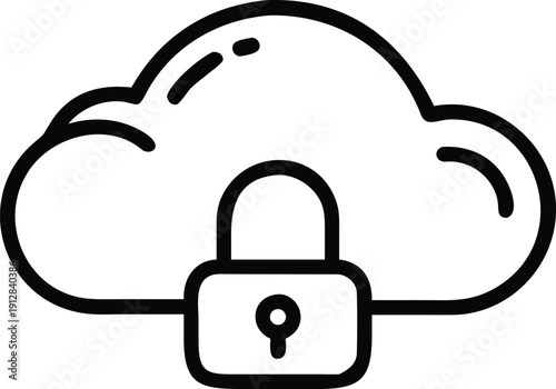 Lock and key vector icon symbol for security and protection