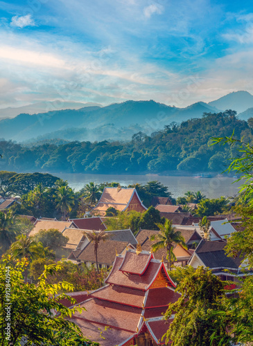 At the confluence of the Mekong and Khan rivers, the picturesque ancient capital of Laos: Luang Prabang
