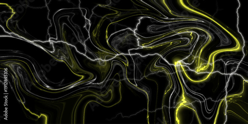 Abstract yellow acrylic pours liquid marble surface design.  Creative swirled or curve of oil paint for marble texture abstract vector. Creative swirled or curve of oil paint for marble texture. 