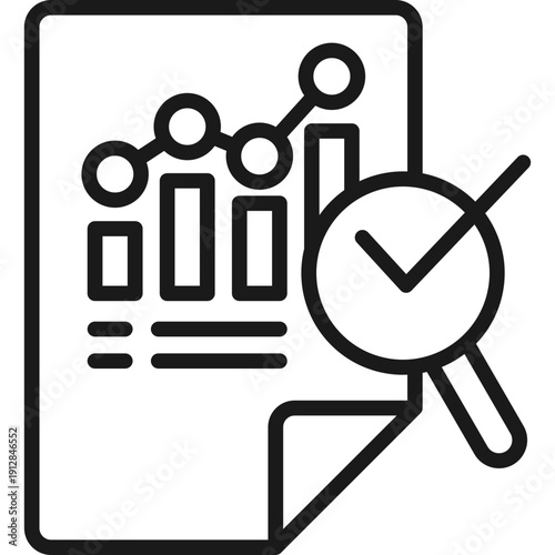 Performance Review line icon