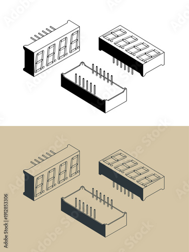 4 Digit 7-Segment LED Display