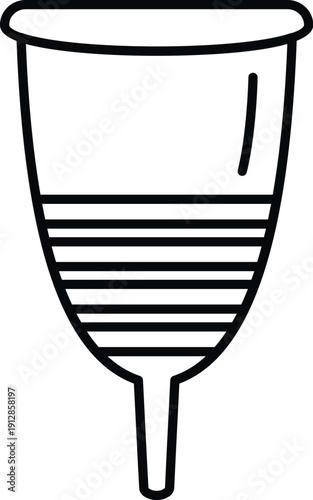 Menstrual cup providing a sustainable and eco friendly feminine hygiene product