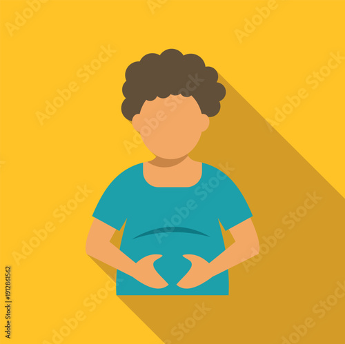 Woman experiencing stomach ache, indigestion, or gastrointestinal discomfort