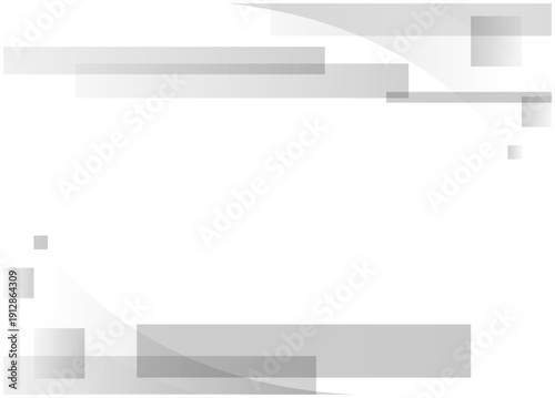 グレー　フレーム　四角	