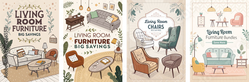 Stylish living room furniture with cozy designs and big savings offers.