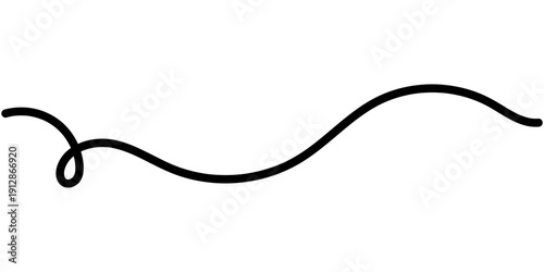 Elegant squiggle patterns with flowing curve lines creating abstract wave designs. Minimalist vector art featuring thin continuous threads and organic loops.