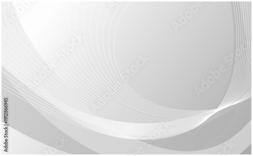 グレー　曲線　光　スタイリッシュな背景2