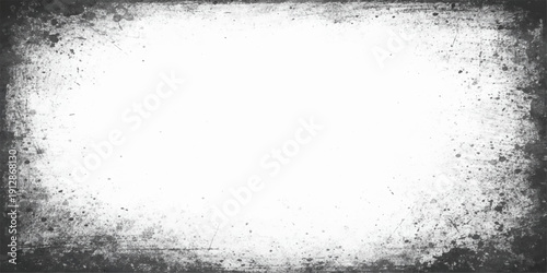 A textured abstract grunge background featuring a vintage blue paint splash and a rough ice frame over a dirty cold wall surface for an artistic nature backdrop