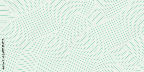 farm green banner, organic abstract background with fields. wavy green lines, natural organic products. ecology background. striped farmer green Pattern