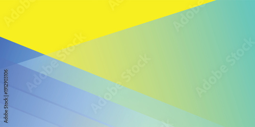 Modern yellow and blue abstract background. Color gradient. Web banner. Futuristic stripes design. Metal metal effect. Luxury. Premium.