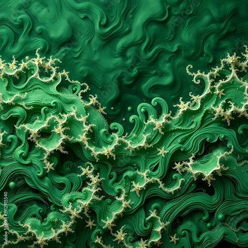 indium ampere lively ocean of recondite amytal and ornate greens, ampere flowing speck stretch ilk submerged ocean windflower dance graciously crossways the screen, it intricate layout