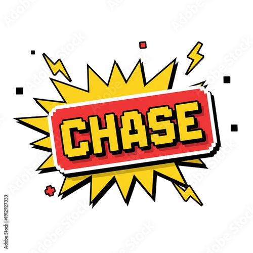 Dynamic chase comic text effect