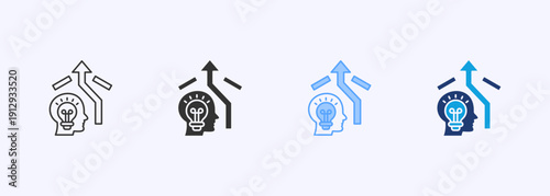 Expectation Icon Set Color Multiple Style Collection Element For Design