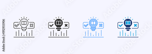 Quiz Icon Set Multistyle Various Collection Element For Design