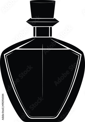 perfume bottle vector illustration