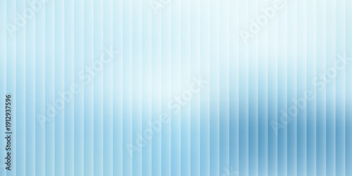 Blue ribbed glass texture. Ribbed fluted smeared soft blurred grainy dust background. Line stripes pastel polycarbonate panel. Glass blurred background. Corrugated glass rough texture vertical lines