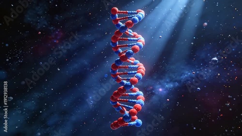 Wallpaper Mural DNA molecule in space Torontodigital.ca