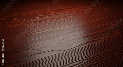 Dark Wood Grain Texture Background with Subtle Lighting Effects.